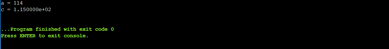 Type promotion in C